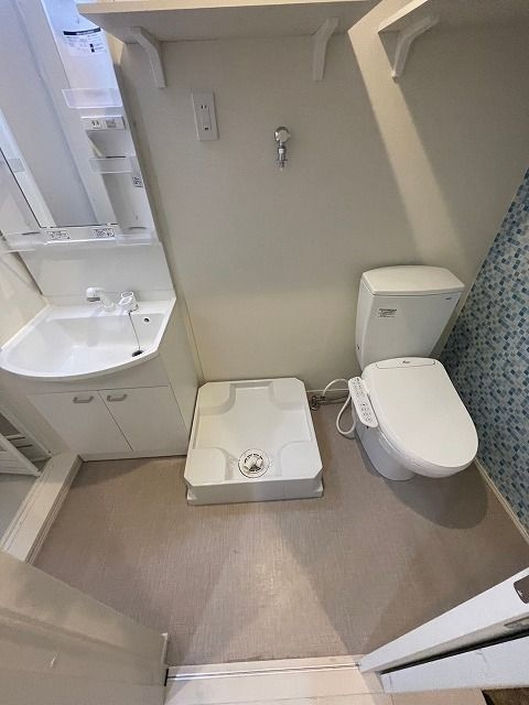 ハーモニーテラス東小岩Ⅲの独立洗面台