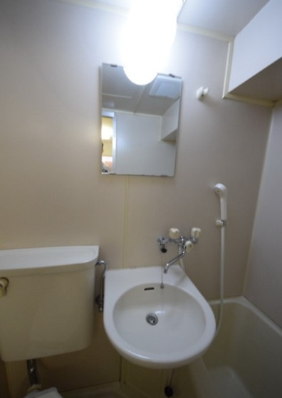 八王子市日吉町の賃貸マンションの洗面所