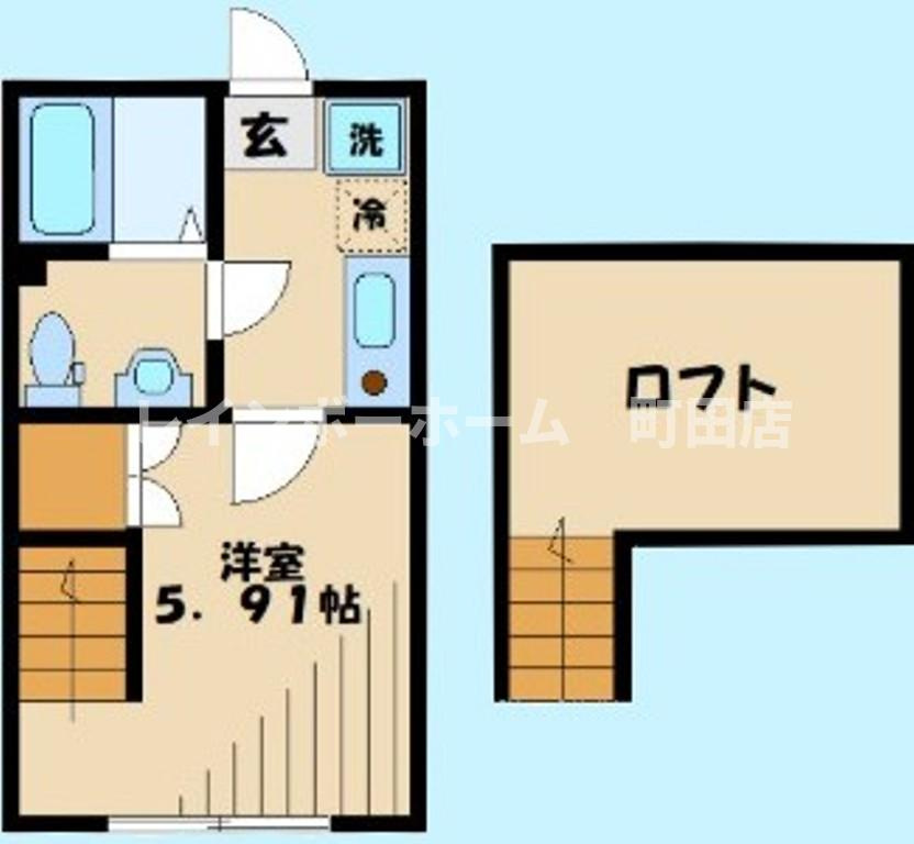 オレンジポピー※初期費用分割後払いサービス利用可能物件の間取り