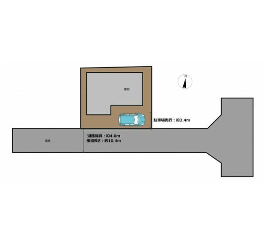 売中古戸建　中央区長鶴町の区画図