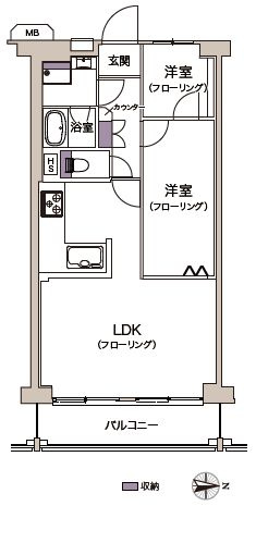 【間取り】 | 【HP限定公開】武蔵境ビューハイツ