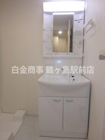 リーブルファイン鶴ヶ島の洗面所