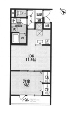 リーブルファイン鶴ヶ島の間取り