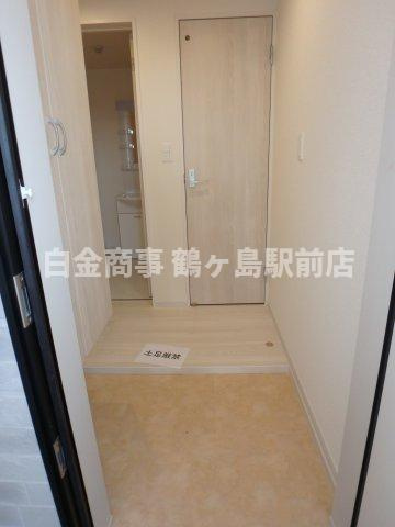 リーブルファイン鶴ヶ島の玄関