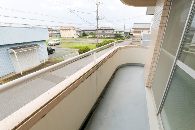 小山宮武マンションのバルコニー