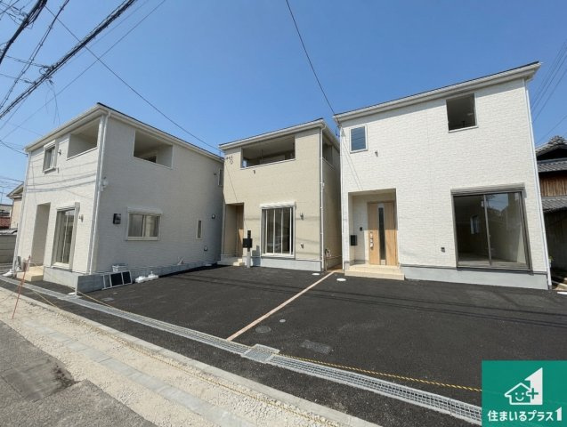 松原市立部　第5期　新築一戸建ての外観|安心の10年保証！外観を美しく保ち、雨水で汚れを落とします！気になることがありましたら、お気軽にお問い合わせください！