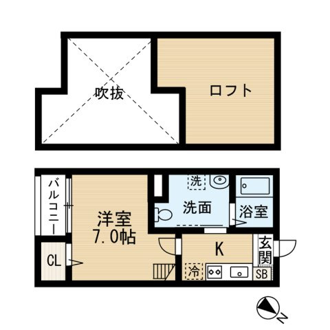 【間取り】 | EDEN箱崎Ⅱ