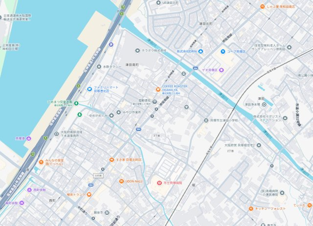 ◆貝塚市堀　第1期　新築一戸建ての地図