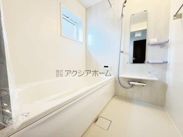 所沢市東狭山ヶ丘3丁目・全7棟　新築一戸建　1号棟の浴室|1坪サイズ・浴室乾燥機付ユニットバスで一日の疲れを癒しましょう♪
