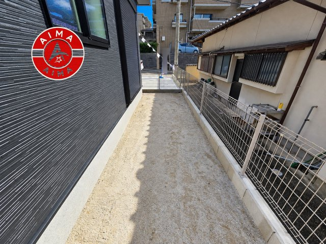 福岡市南区寺塚2丁目第1-3棟（2号棟）の庭|お庭で自由な時間を過ごせます。