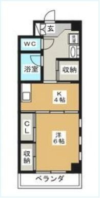 K-1 HILLの間取り