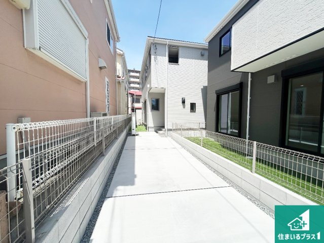 貝塚市堀　第1期　新築一戸建ての外観|現在の進捗状況です！順調に作業進行中、完成が待ち遠しいです！詳細の間取り等、お気軽にお問い合わせください！