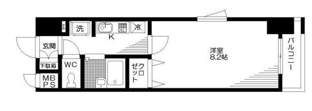 日神パレステージ御徒町第２の間取り