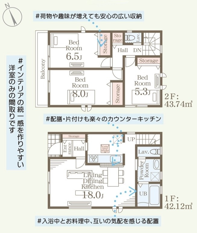 リーブルガーデン鹿児島市明和の間取り