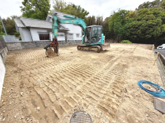 【外観】 | 大野台４丁目　新築分譲住宅　全２区画 | 一坪以上の浴室でのびのび一日の疲れを癒して下さいね！浴室に窓が付いているので、換気ができて湿気やカビ防止になりますよ♪