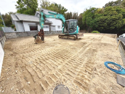 【外観】 | 大野台４丁目　新築分譲住宅　全２区画 | 一坪以上の浴室でのびのび一日の疲れを癒して下さいね！浴室に窓が付いているので、換気ができて湿気やカビ防止になりますよ♪