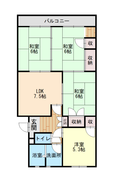 【間取り】の画像