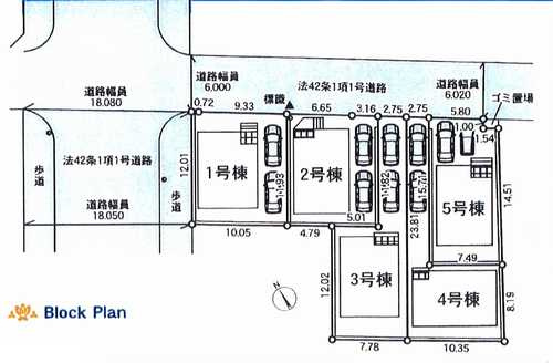 相模原市中央区星が丘第17　新築戸建全5棟　2号棟の区画図