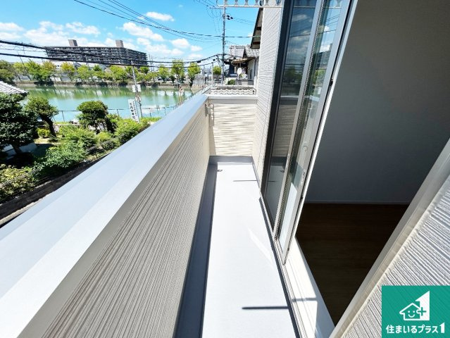 1(土)2(日)現地説明会　天理市指柳町のバルコニー|日当たりのよいバルコニー！お部屋が開放的に！