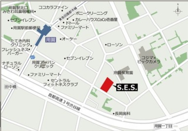 Ｓ．Ｅ．Ｓ．の地図