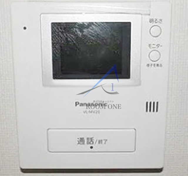 プリモヴィータのセキュリティ|モニター付きインターホンです。