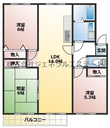 【間取り】 | ビクトアール江角