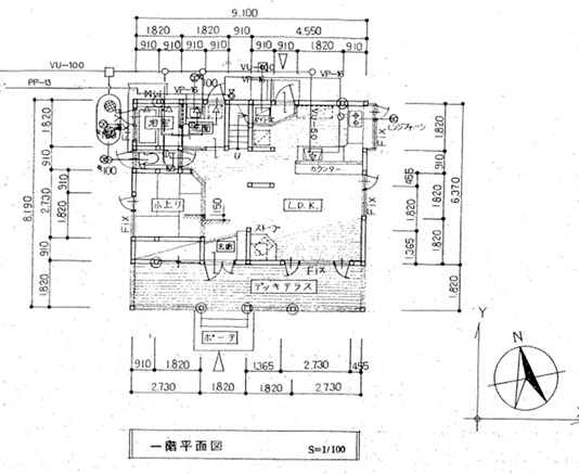 赤田中古住宅の間取り|１F