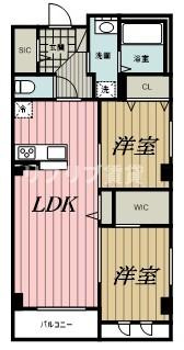 千葉パークストリートの間取り