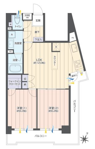 【間取り】 | ◇◆ドラゴンマンション湘南辻堂1番館◆◇