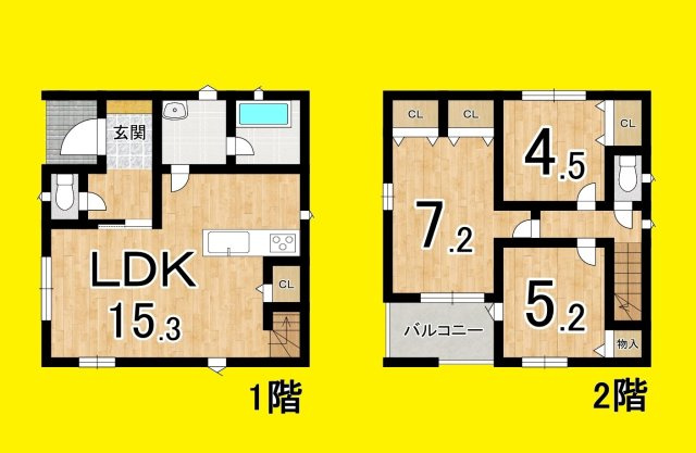 焼津市石津　第6／の間取り