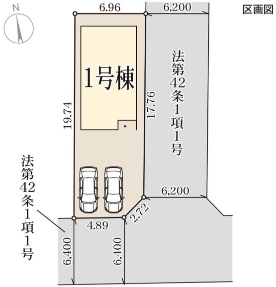 リーブルガーデン綾部市本町2期の区画図