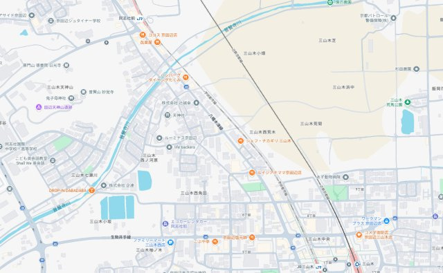 ★5(土)6(日)現地見学可能！★京田辺市三山木野神　全2邸の地図