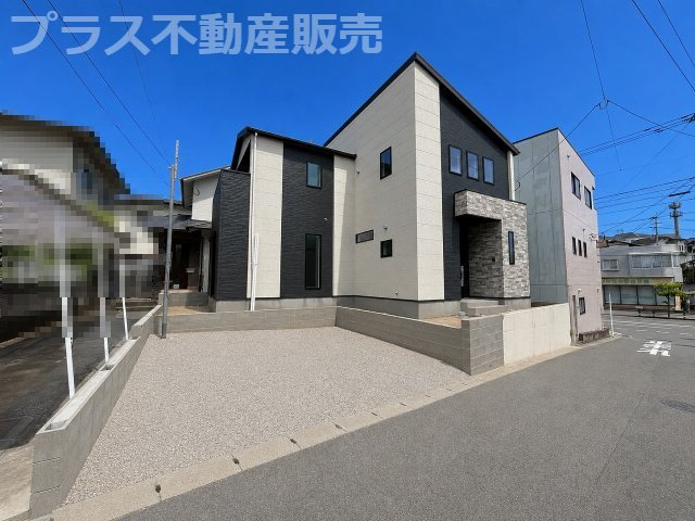 【外観】 | 那珂川市片縄東1丁目4期　1号棟（全1棟）【仲介手数料無料・0円】 | 現地写真。プラス不動産販売なら、現場の全ての棟をまとめてご見学頂けます。