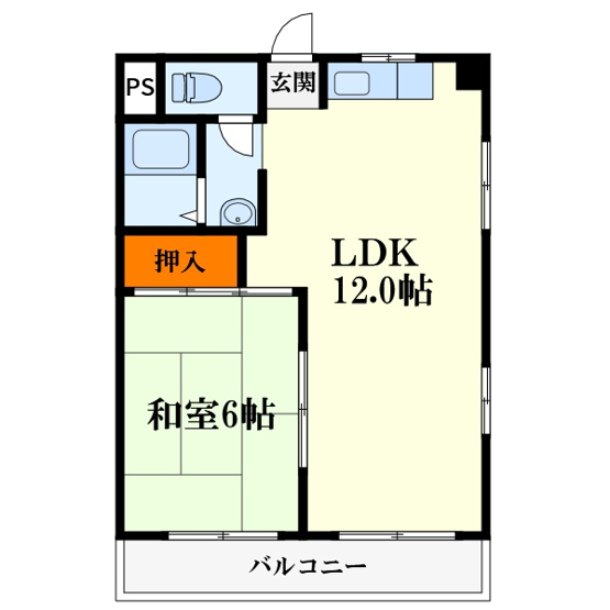 【間取り】 | 桂ハイツ