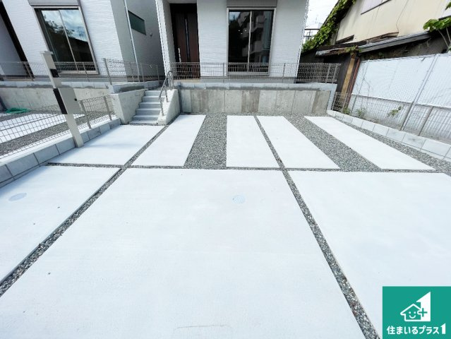 ★京田辺市三山木野神　第1期　新築一戸建ての駐車場|駐車スペース！散水栓があるので、こまめに愛車を洗えます！