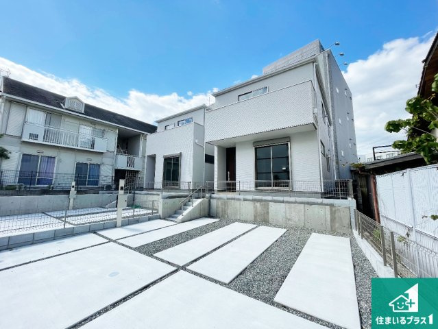 ★京田辺市三山木野神　第1期　新築一戸建ての外観|安心の10年保証！外観を美しく保ち、雨水で汚れを落とします！気になることがありましたら、お気軽にお問い合わせください！