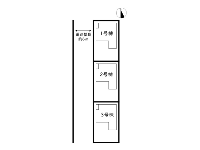 【区画図】 | 姫路市東山全3棟