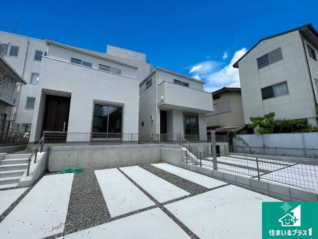 京田辺市三山木野神　第1期　新築一戸建ての外観|安心の10年保証！外観を美しく保ち、雨水で汚れを落とします！気になることがありましたら、お気軽にお問い合わせください！