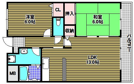 Ｋテラスの間取り