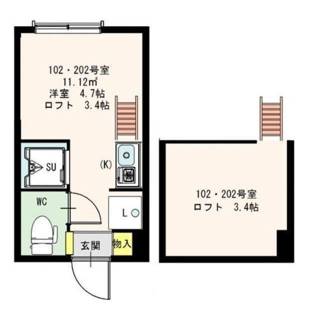 stage南阿佐ヶ谷の間取り