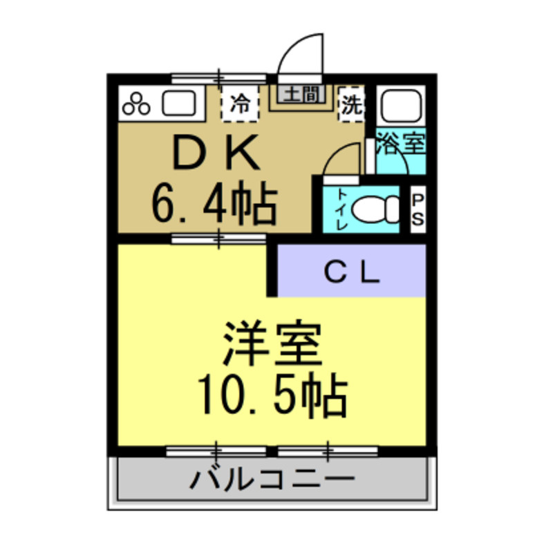 コーポ秀正の間取り