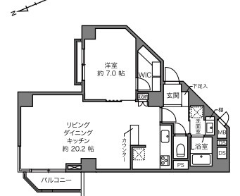 【間取り】 | チュリス氷川坂