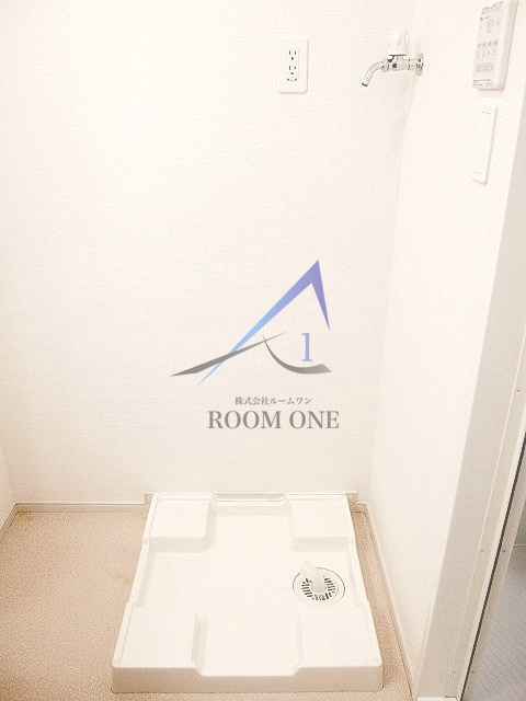 ソレアード代沢の設備|洗濯機置場です。