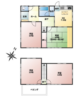 【間取り】 | 光市室積売家
