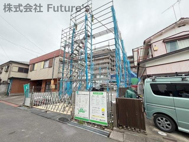 三郷市高州2丁目　新築戸建　全1棟の外観|現地の写真になります。