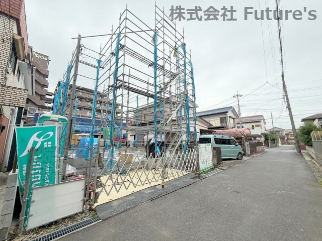 三郷市高州2丁目　新築戸建　全1棟の外観|現地の写真になります。