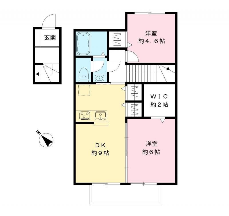 フォレストコート本八幡　参番館の間取り