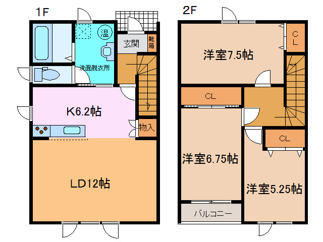 TOWN　East1の間取り