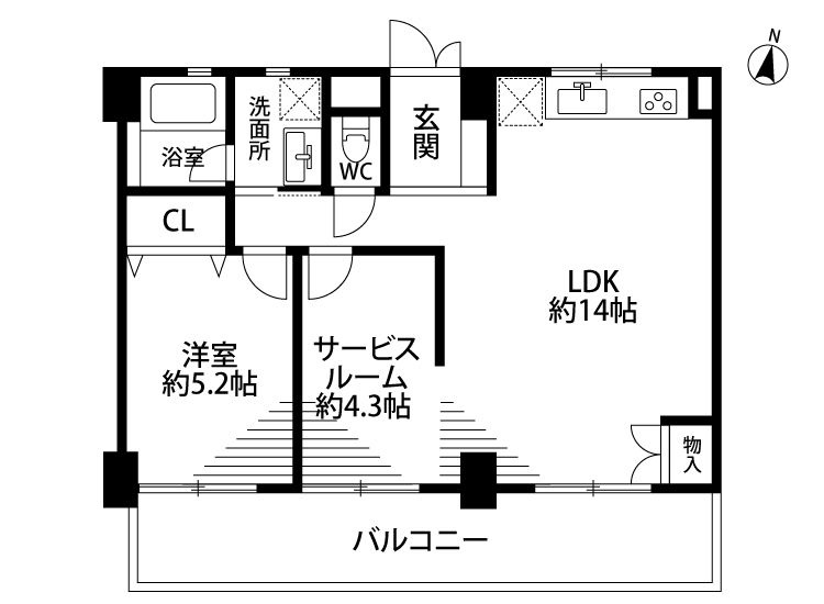 【間取り】 | シャンボール舞鶴☆仲介手数料無料☆