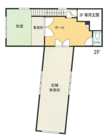 丙売住宅付店舗（ヴィーナスフォート）の間取り|2F間取り
